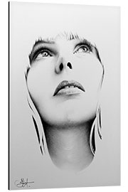 Aluminium print Joni Mitchell