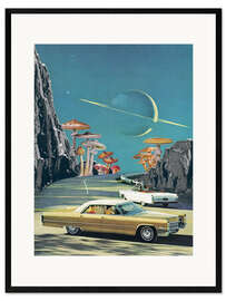 Gerahmter Kunstdruck Magische Straße