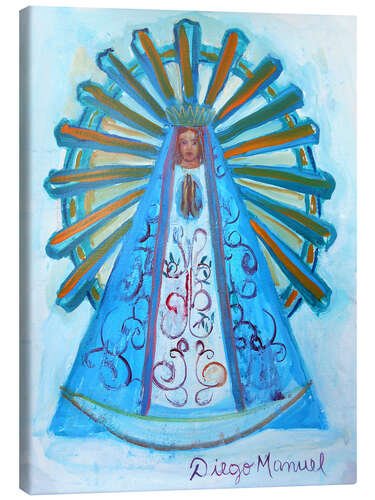 Stampa su tela Virgin of Lujan