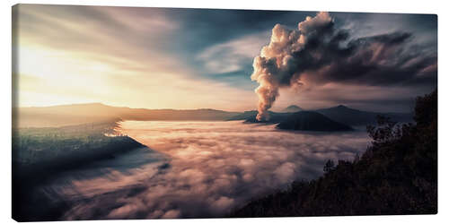 Lærredsbillede Morning in Java