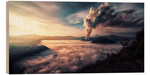 Obraz na drewnie Morning in Java