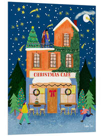 Foam board print The Christmas Cafe