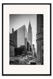 Gerahmter Kunstdruck Chrysler Building in Midtown Manhattan, New York City