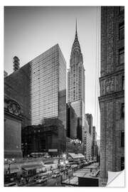 Selvklebende plakat Chrysler Building in Midtown Manhattan, New York City