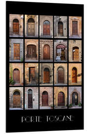 Stampa su alluminio Porte Toscane - Doors in Tuscany