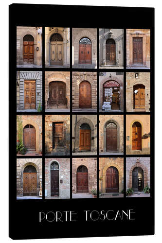 Lienzo Porte Toscane - Doors in Tuscany