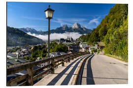 Print på aluminium Watzmannblick in Berchtesgaden