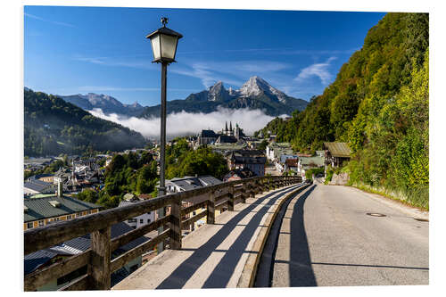 PVC-tavla Watzmannblick in Berchtesgaden