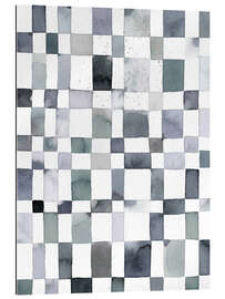 Tableau en plexi-alu Checker diamonds