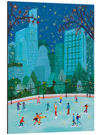 Magnettafel Eislaufen im Central Park