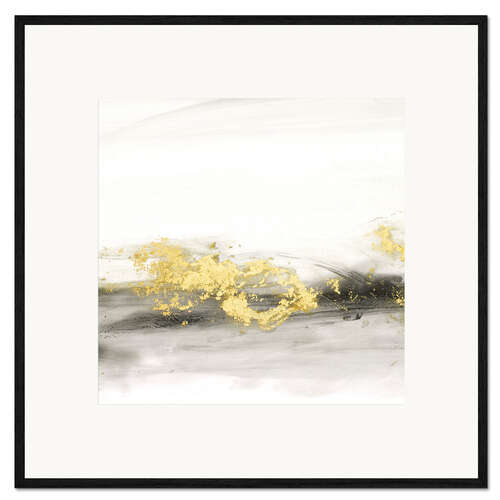 Impresión de arte enmarcada Gold on the Horizon III