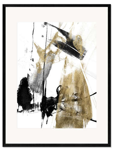 Stampa artistica con cornice Glam and Black I