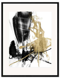 Ingelijste kunstdruk Glam and Black V