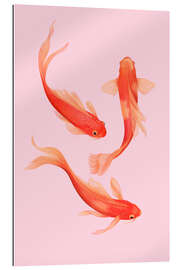 Gallery print Three goldfish