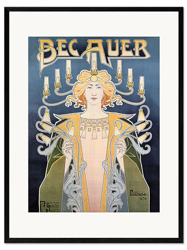 Plakat artystyczny premium w ramie Bec Auer