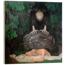 Tableau en bois Grief, 1898 - Oskar Zwintscher