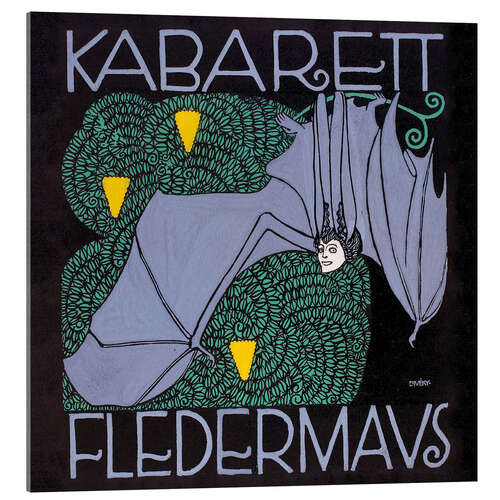 Acrylic print Cabaret bat