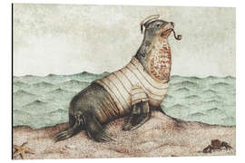 Magnettafel Behalte die Küste im Auge