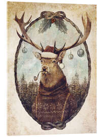 Acrylic print  Thinking wild Christmas - Mike Koubou