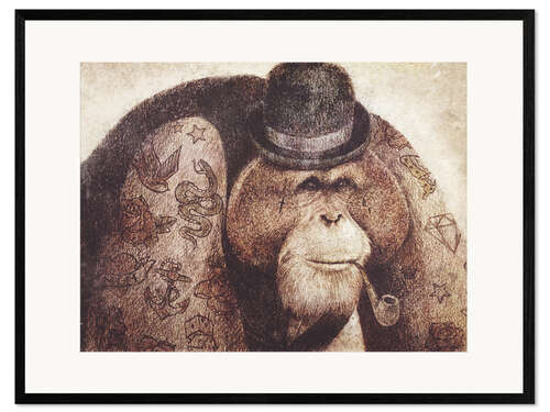 Framed art print Dont mess with Bill