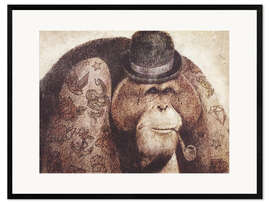 Framed art print Dont mess with Bill