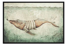 Gerahmter Kunstdruck Seemann der Tiefsee