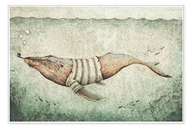 Wall print  Sailor of the deep ocean - Mike Koubou