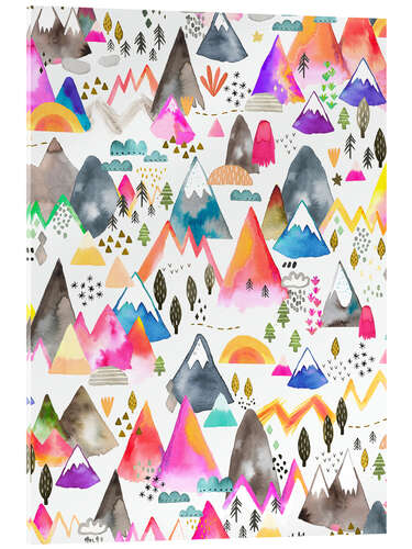 Acrylic print Magic Mountain