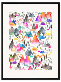 Gerahmter Kunstdruck Zauberberg