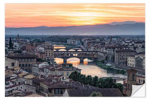 Wall sticker Florence Sunset