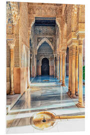 Foam board print Alhambra Corridor