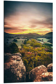 Magnettafel Die Natur zum Sonnenaufgang