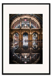 Gerahmter Kunstdruck Deutsche Bahn, Frankfurt am Main Hauptbahnhof