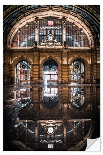 Naklejka na ścianę Deutsche Bahn, Frankfurt am Main Central Station