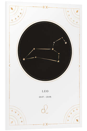 Foam board print Zodiac sign Leo / Leo