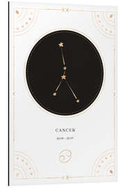 Aluminium print Cancer zodiac sign