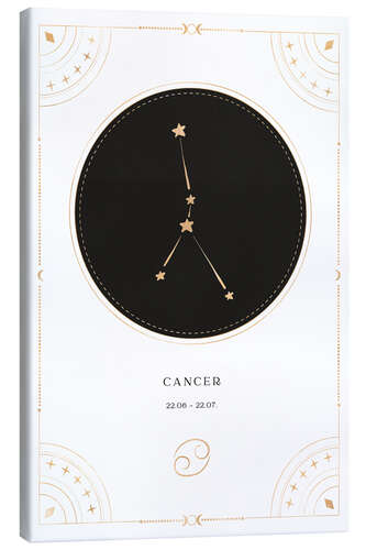 Canvas print Cancer zodiac sign