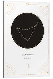 Aluminium print Zodiac sign Capricorn / Capricorn