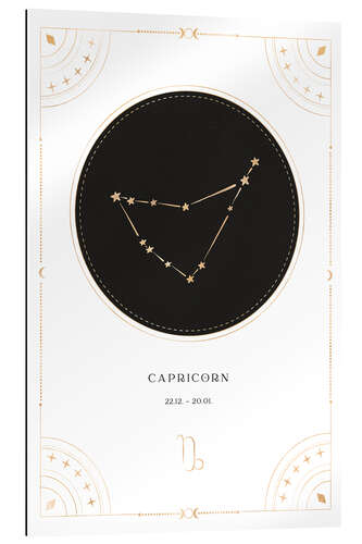 Quadro em plexi-alumínio Zodiac sign Capricorn / Capricorn