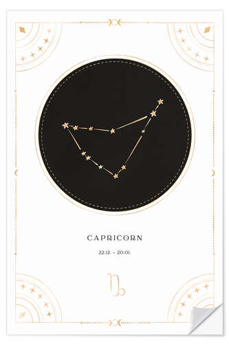 Muursticker Zodiac sign Capricorn / Capricorn