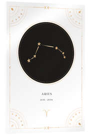 Acrylic print Zodiac sign Aries / Taurus