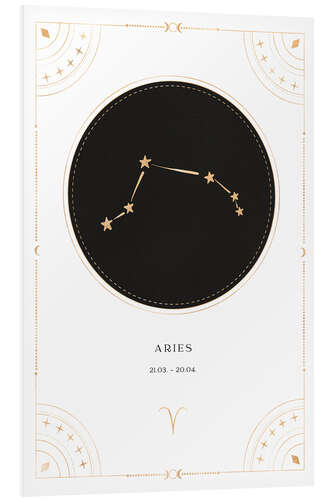 Foam board print Zodiac sign Aries / Taurus