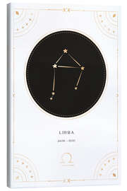 Canvas print Zodiac sign Libra / Libra