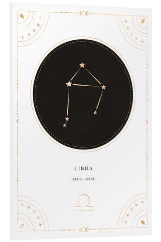 Foam board print Zodiac sign Libra / Libra