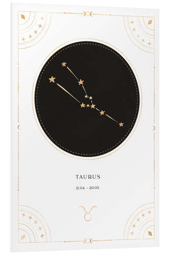 Foam board print Zodiac sign Taurus / Taurus