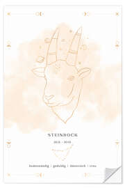 Wandsticker Sternzeichen Steinbock