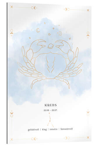 Gallery print Zodiac sign Cancer (German)