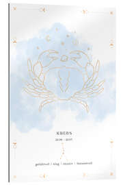 Gallery print Zodiac sign Cancer (German)