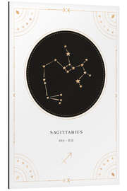 Aluminium print Zodiac sign Sagittarius / Sagittarius