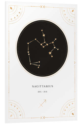 Foam board print Zodiac sign Sagittarius / Sagittarius